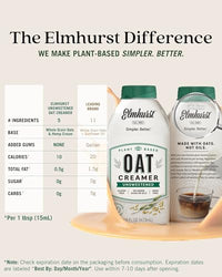 Thumbnail for Image 5 of Elmhurst 1925 Unsweetened Oat Creamer - 16 Ounce (Pack of 6)