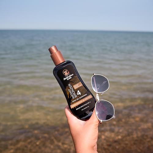 Image 4 of Australian Gold Spray Gel Sunscreen with Instant Bronzer SPF 4, 8 Ounce