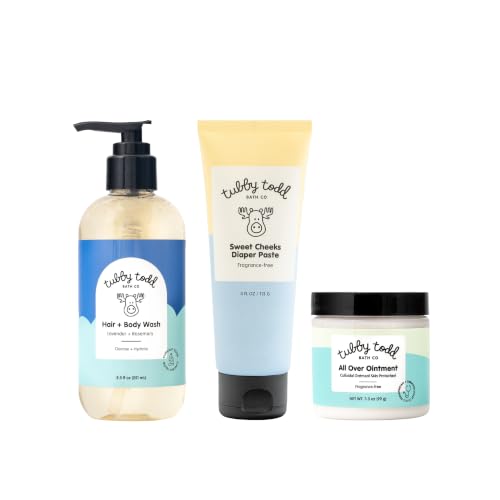 Image 1 of Default Title for the product TUBBY TODD Baby Bundle Newborn Skin Care Set