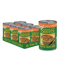 Thumbnail for Image 1 of Default Title for the product Amy's Soup Vegan Light in Sodium Lentil Vegetable Soup (6 Pack) 14.5 oz