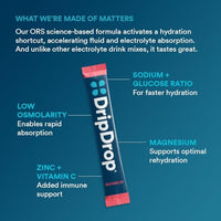 Thumbnail for Image 5 of DripDrop Hydration Zero Sugar Plus & Bold Electrolyte Packets Bundle, 32 Ct