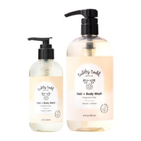 Thumbnail for Image 4 of Fragrance Free - 2pk, 8.5 Fl Oz & 25 Fl Oz for the product TUBBY TODD Hair + Body Wash, Baby Shampoo and Body Wash
