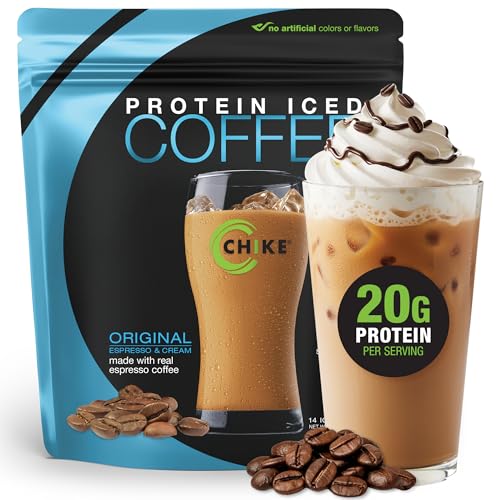 Image 1 of Default Title for the product CHIKE High Protein Iced Coffee, Original, 14 Servings (15.1 Ounce)