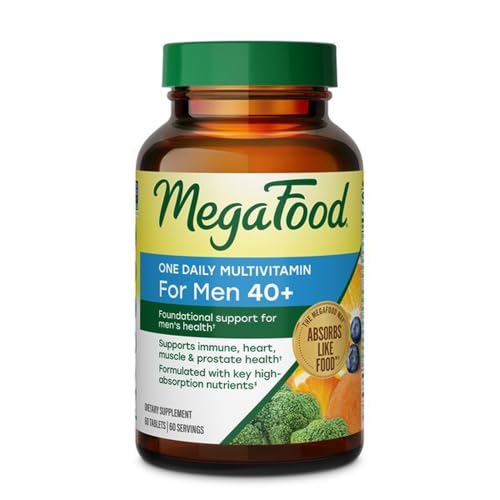 Image 3 of Unflavored / 60 Count (Pack of 1) for the product MegaFood One Daily Multivitamin for Men 40+ with 21 Nutrients