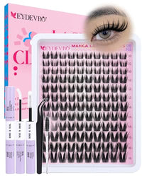 Thumbnail for Image 1 of Default Title for the product EYDEVRO Manga Bunny Lash Clusters Kit Fairy Eyelash Clusters Kit Wet Look