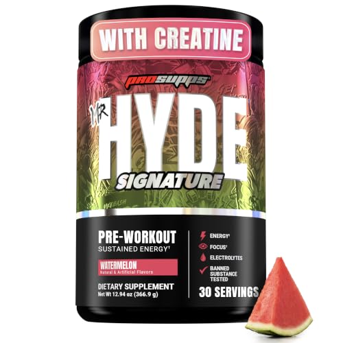 Image 1 of Default Title for the product ProSupps Mr. Hyde Signature Pre Workout Powder with Creatine, Watermelon