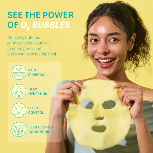 Image 3 of Purederm Turmeric Bubble Face Mask 5 Pack