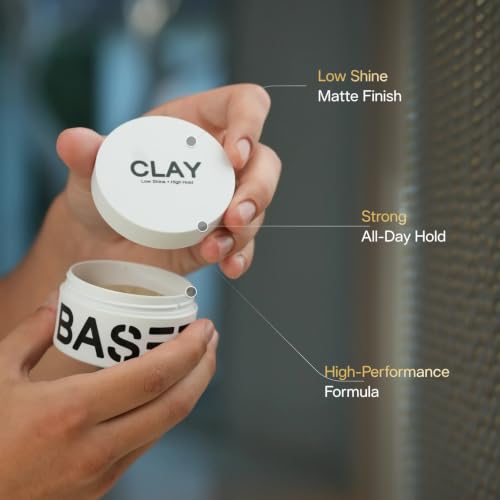 Image 3 of BASED BODYWORKS Hair Clay for Men 3oz