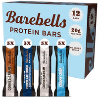 Thumbnail for Image 1 of Default Title for the product BAREBELLS Protein Bars Favorites Variety Pack – 12 Bars 20g of Protein