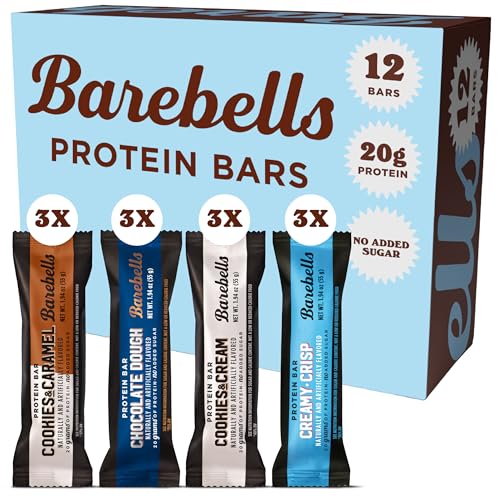 Image 1 of Default Title for the product BAREBELLS Protein Bars Favorites Variety Pack – 12 Bars 20g of Protein