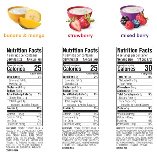 Image 2 of Happy Baby Yogis Yogurt Bites Variety Pack 1oz Pouch 6 Pack