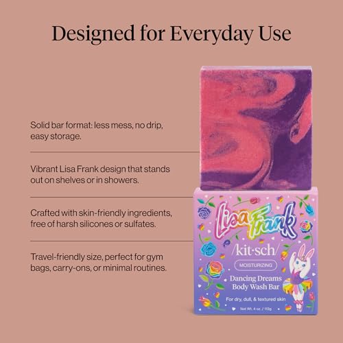 Image 3 of Kitsch Dancing Dreams Shea Butter Body Wash Bar Soap – 4 oz