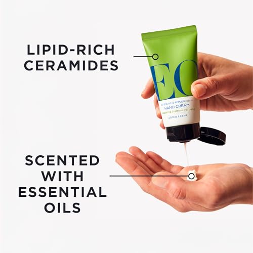 Image 3 of EO Jasmine Verbena Hand Cream Moisturizer for Dry Skin, 2.5 oz 2-Pack