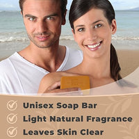 Thumbnail for Image 5 of One With Nature Turmeric Soap Bar with Dead Sea Salt, 4 oz, 3 Pack