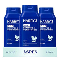 Thumbnail for Image 1 of Default Title for the product Harry's Men's 2 in 1 Shampoo and Conditioner - 14 fl oz (3 Pack)