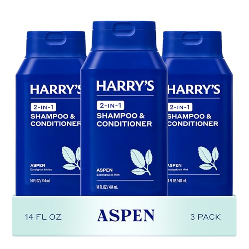 Image 1 of Default Title for the product Harry's Men's 2 in 1 Shampoo and Conditioner - 14 fl oz (3 Pack)