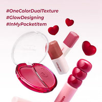 Thumbnail for Image 2 of COLORGRAM Tintin Dory Duo Blusher 05 Red Heart Duo