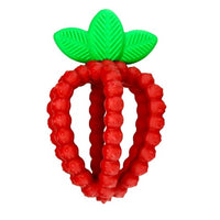 Thumbnail for Image 1 of Red for the product RAZBABY Bites Silicone Baby Teething Toy