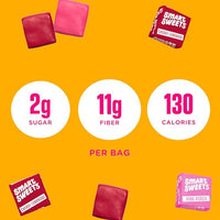 Thumbnail for Image 6 of SmartSweets SweetChews Chewy Candy 45g Bags 4 Pack