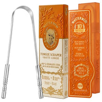 Thumbnail for Image 1 of Default Title for the product MasterMedi Tongue Scraper with Case Single Pack
