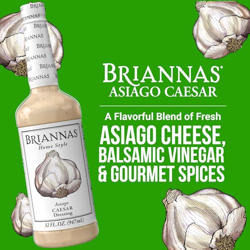 Image 3 of BRIANNAS Home Style Asiago Caesar Dressing 32 oz. Bottle