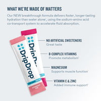 Thumbnail for Image 3 of DripDrop Hydration Zero Sugar Plus & Bold Electrolyte Packets Bundle, 32 Ct