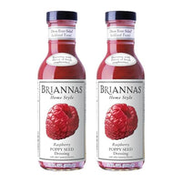 Thumbnail for Image 1 of Default Title for the product BRIANNAS Home Style Raspberry Poppy Seed Dressing, Gluten Free, 2 Pack