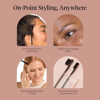 Thumbnail for Image 6 of Kitsch Double Sided Edge Brush for Women – 2 Pcs