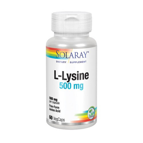 Solaray L-Lysine 500 mg 60 Caps