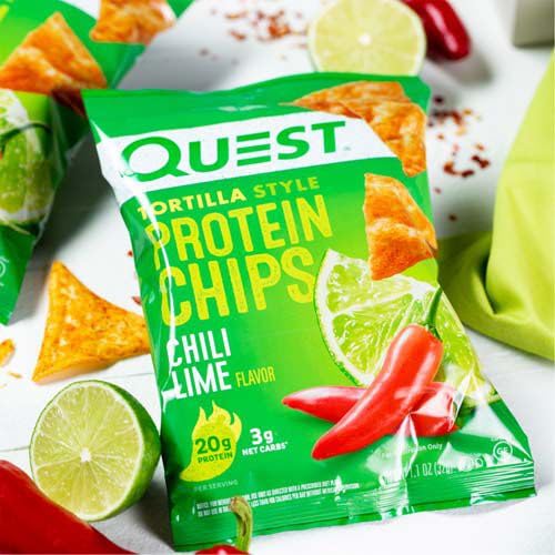 Image 5 of Quest Nutrition Tortilla Style Protein Chips, Chili Lime, 1.1 Ounce (Pack of 8)
