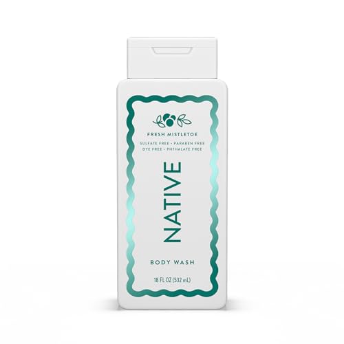 Image 1 of Default Title for the product Native Clean Body Wash for Women & Men, Fresh Mistletoe Scent, 18 fl oz