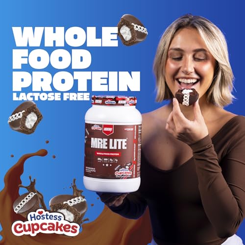 Image 5 of REDCON1 MRE Lite HostessTM Cupcakes Whole Food Protein Powder - Lactose & Whey Free Meal Replacement with Animal Protein Blends - Easy to Digest Supplement Made with MCT Oils (30 Servings)
