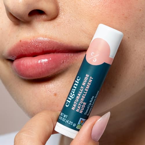 Image 3 of Cliganic Organic Lip Balm Set, 4 Flavors, 100% Natural for Dry Cracked Lips