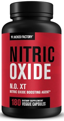 Image 1 of 180 Count (Pack of 1) for the product Jacked Factory N.O. XT Nitric Oxide Supplements for Men