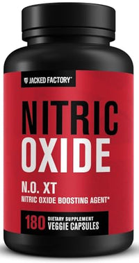 Thumbnail for Image 1 of 180 Count (Pack of 1) for the product Jacked Factory N.O. XT Nitric Oxide Supplements for Men