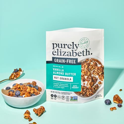 Image 5 of purely elizabeth. Keto Granola Best Sellers Variety Pack, Made with Nuts and Seeds, Grain-Free, Gluten-Free, Non-GMO (3ct, 8oz Bags)