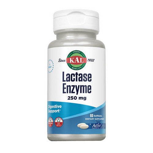 Kal Lactase Enzyme 250 mg 60 Softgels