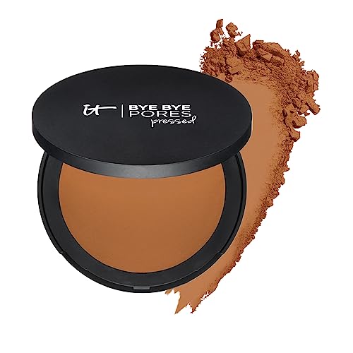 Image 2 of Translucent Tan Rich (tan & medium complexion) / 0.31 Ounce (Pack of 1) for the product IT Cosmetics Bye Bye Pores Pressed Setting Powder