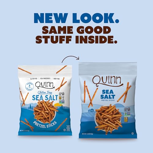 Image 5 of Quinn Gluten Free Sea Salt Pretzel Sticks - 1.5 Oz (Pack of 14)
