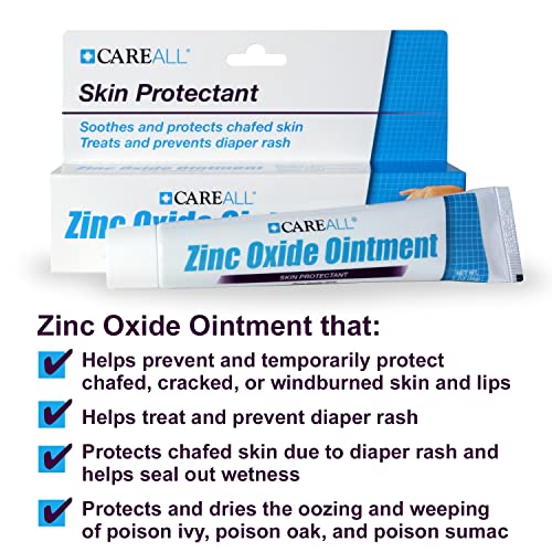 Image 4 of CareAll Zinc Oxide 20% Skin Protectant Barrier Ointment 2 oz (3 Pack)