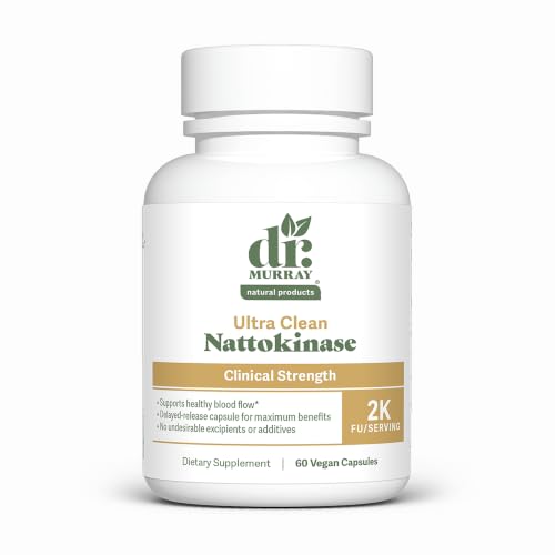 Image 2 of 60 Count (Pack of 1) for the product Dr. Murray's Nattokinase 2,000 FU Delayed-Release Vegan Caps
