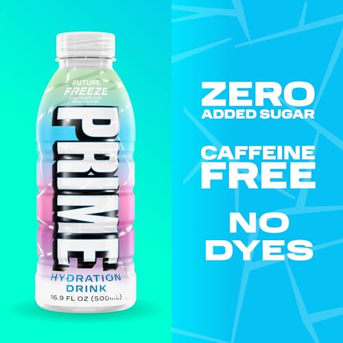 Image 5 of PRIME Hydration FUTURE FREEZE, Sports Drinks with Coconut Water, Electrolyte Enhanced to Replenish Fluids, Zero Added Sugar, B Vitamins, Antioxidants, Made with Natural Flavors, 16.9 Fl Oz 12 Pack