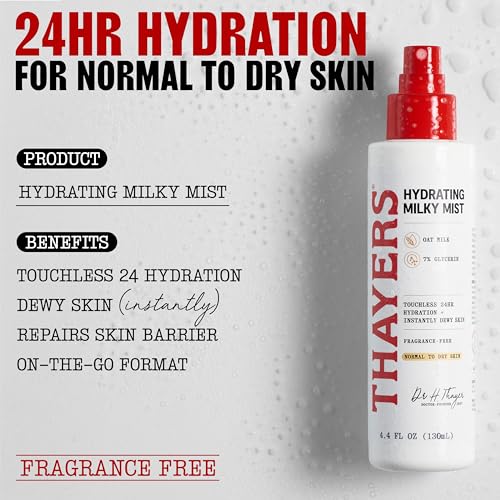 Image 2 of THAYERS Milky Mist with Oat Milk & 7% Glycerin, Facial Spray, 4.4 fl oz