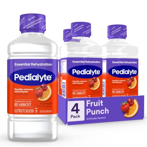 Image 4 of Fruit Punch / 33.8 Fl Oz (Pack of 4) for the product Pedialyte Electrolyte Drink