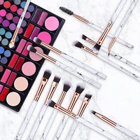 Thumbnail for Image 5 of DUAIU Eye Makeup Brushes 16Pcs Set with Pink Cosmetic Bag