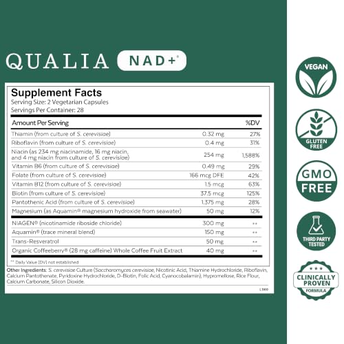 Image 5 of QUALIA LIFE SCIENCES Qualia NAD Supplement 1 Month Supply