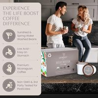Thumbnail for Image 2 of LIFEBOOST Organic Decaf Coffee K Cups 10 Count Pack of 2