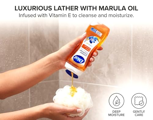 Image 5 of Dial Pamper & Indulge Body Wash with Marula Oil and Vitamin E, 16 fl oz (Pack of 3)