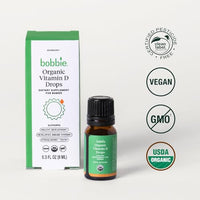Thumbnail for Image 2 of Bobbie Organic Baby Vitamin D Drops, Immune Health, 400 IU, 0.3 fl oz