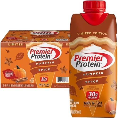 Image 1 of Default Title for the product Premier Protein 30g High Protein Shake, Pumpkin Spice (11 fl. oz., 15 pk.)